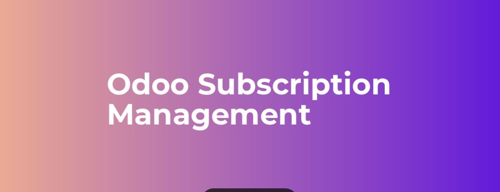 Odoo Subscription Standard (User/tháng)